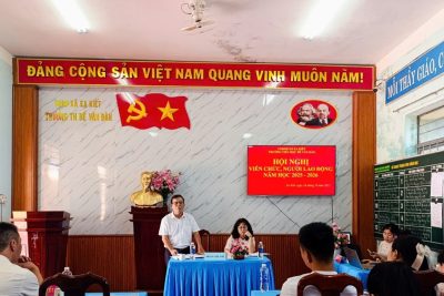 HỘI NGHỊ VIÊN CHỨC – NGƯỜI LAO ĐỘNG  NĂM HỌC 2025 – 2026