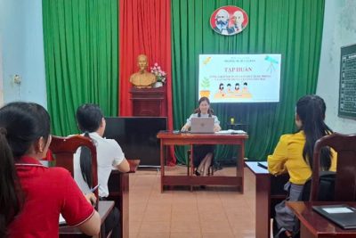 Tập huấn chuyên môn đầu năm học 2025-2026. Trường Tiểu học Bế Văn Đàn – xã Ea Kiết – tỉnh Đắk Lắk.