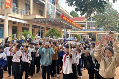 Tiếp nhận Chương trình Dinh dưỡng cho trẻ em của Hội Chữ Thập đỏ huyện Cư M’gar